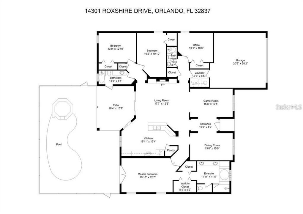 待售: $635,000 (4 贝兹, 3 浴室, 2428 平方英尺)