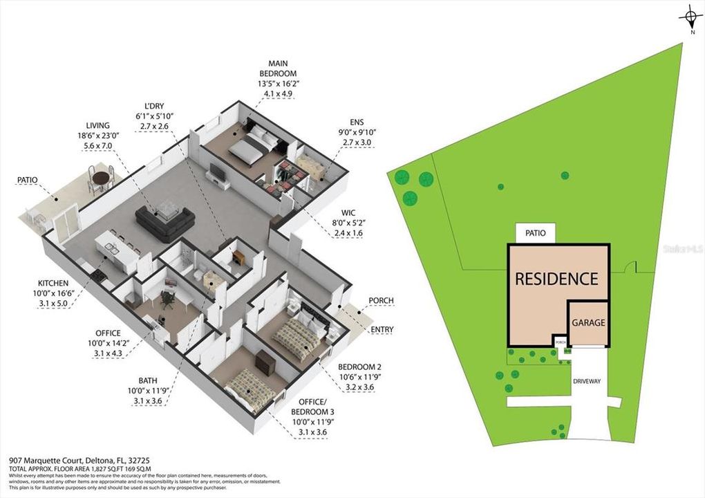 待售: $370,000 (4 贝兹, 2 浴室, 1766 平方英尺)