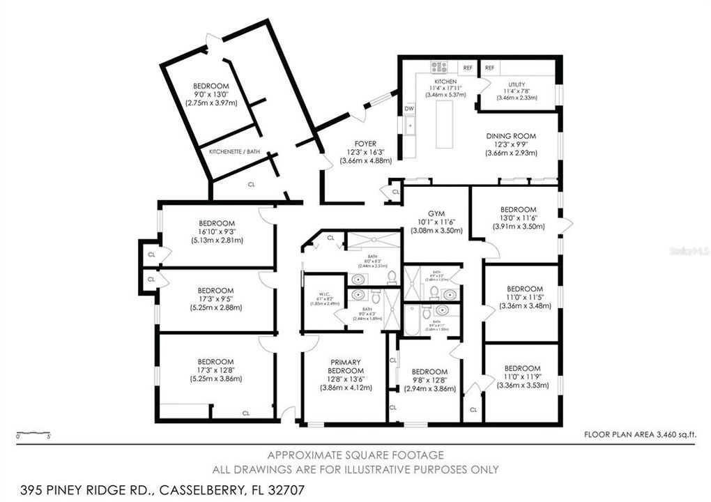 待售: $649,000 (9 贝兹, 5 浴室, 3460 平方英尺)