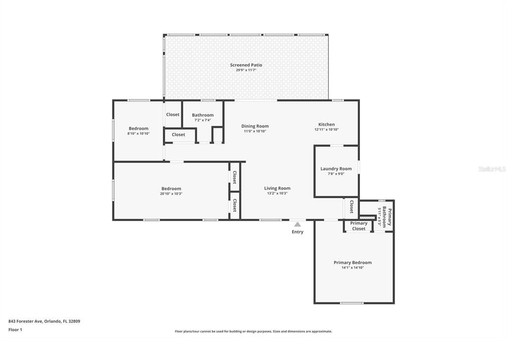 For Sale: $360,000 (3 beds, 2 baths, 1348 Square Feet)