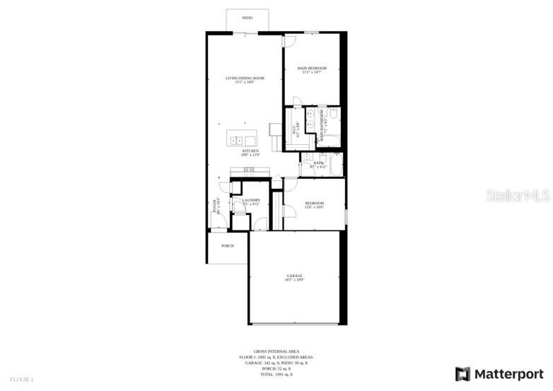 В аренду: $1,590 (2 спален, 2 ванн, 1120 Квадратных фут)