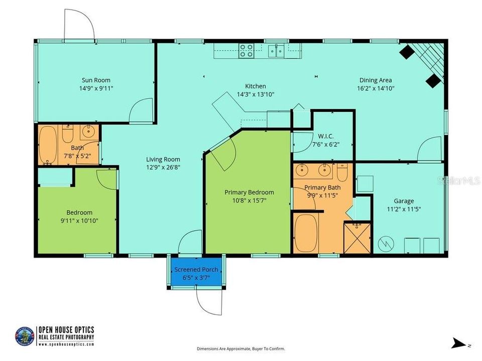 待售: $249,000 (2 贝兹, 2 浴室, 1185 平方英尺)