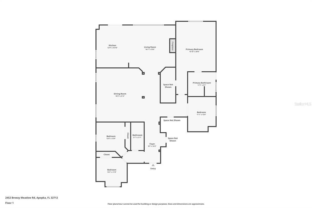 待售: $525,000 (4 贝兹, 2 浴室, 2773 平方英尺)