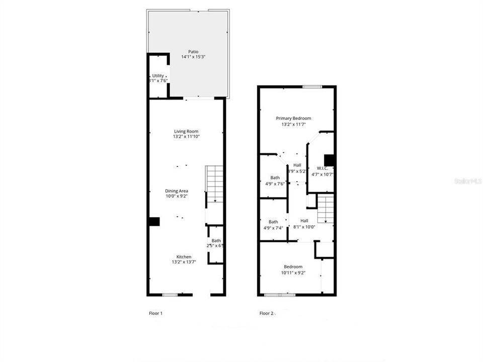 For Sale: $235,000 (2 beds, 2 baths, 1110 Square Feet)