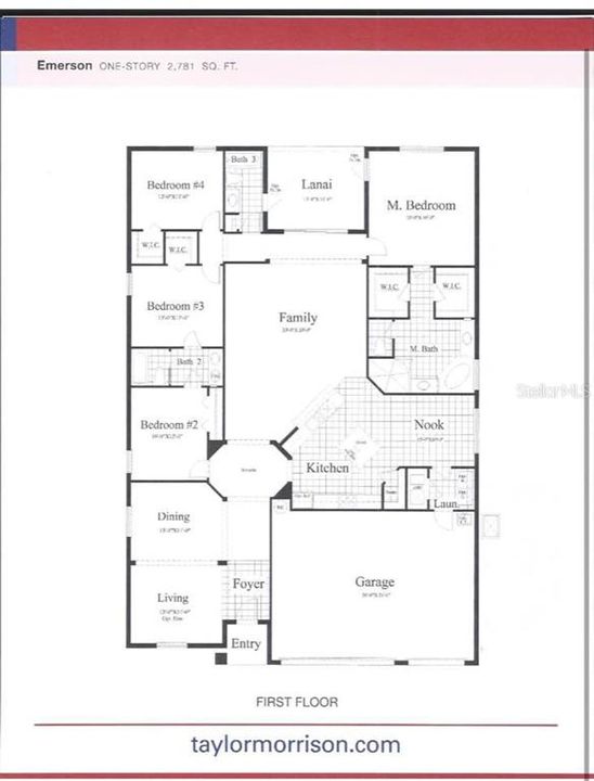 На продажу: $559,000 (4 спален, 3 ванн, 2794 Квадратных фут)