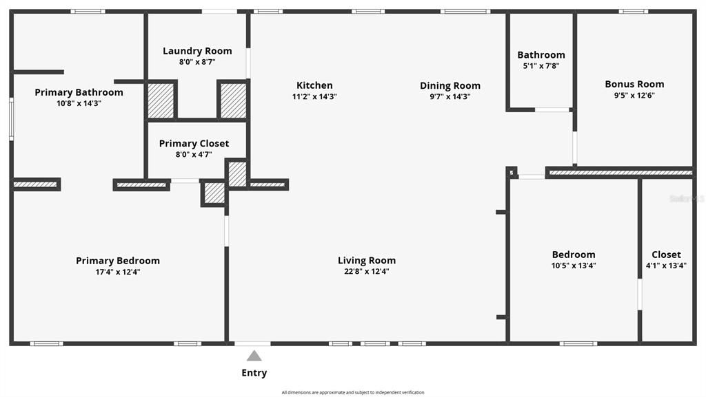 На продажу: $285,000 (3 спален, 2 ванн, 1392 Квадратных фут)