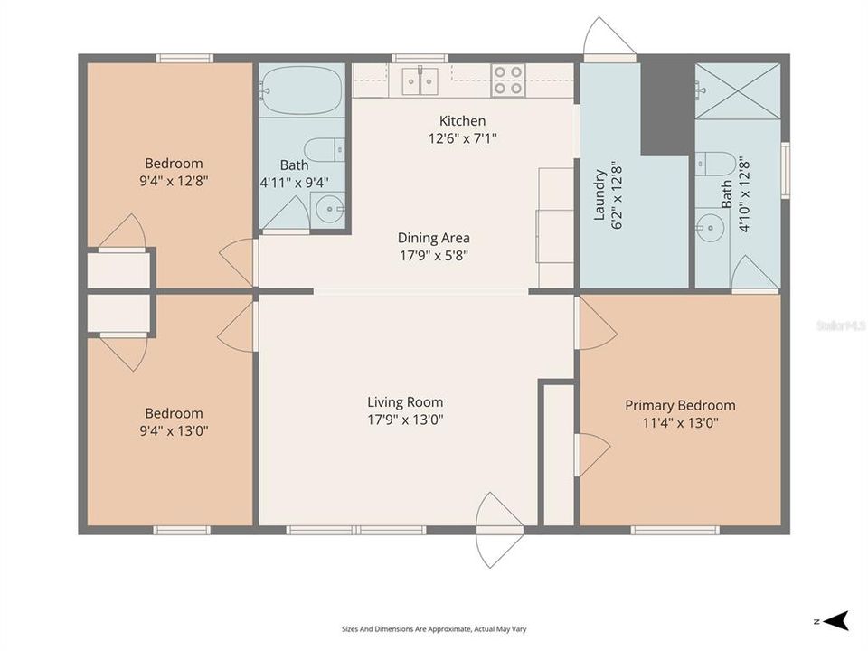待售: $289,000 (3 贝兹, 2 浴室, 1067 平方英尺)