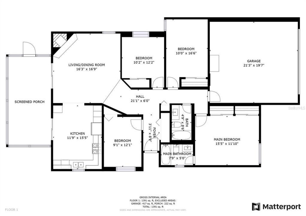 For Rent: $2,095 (3 beds, 2 baths, 1407 Square Feet)