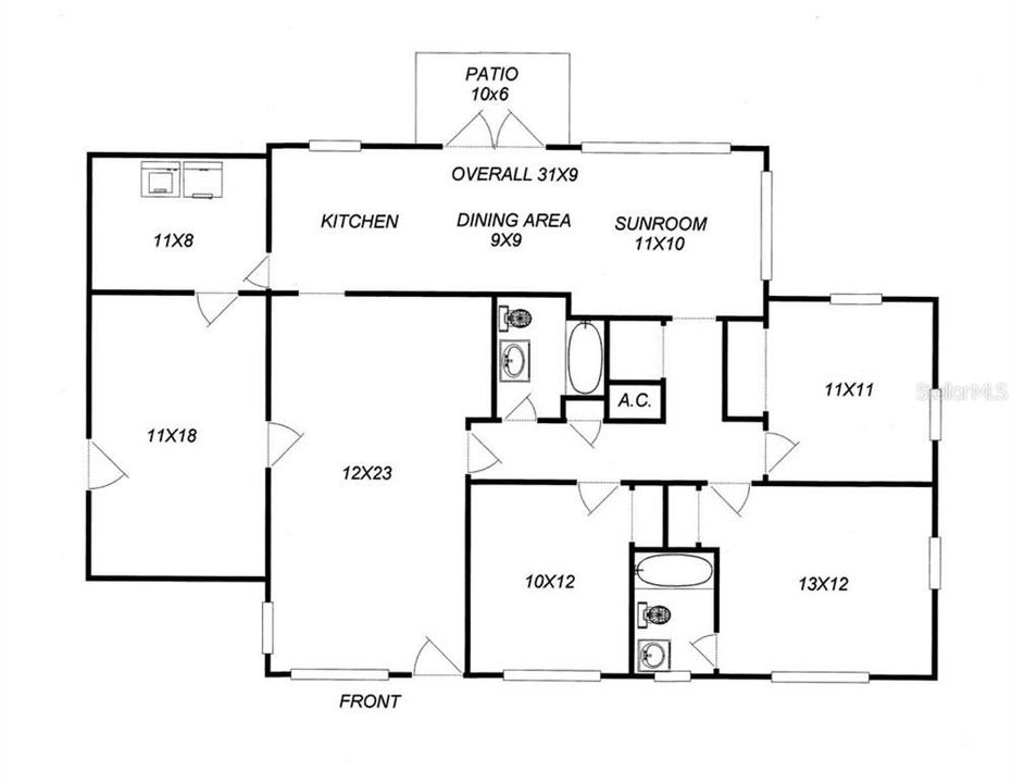 For Rent: $1,995 (4 beds, 2 baths, 1626 Square Feet)