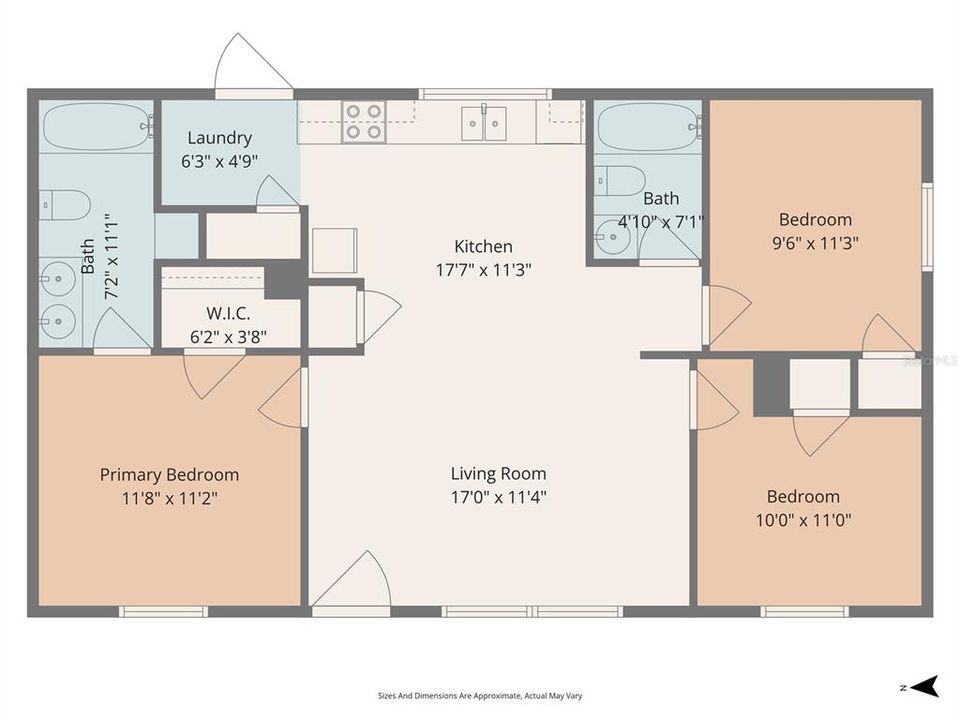 待售: $325,000 (3 贝兹, 2 浴室, 1067 平方英尺)