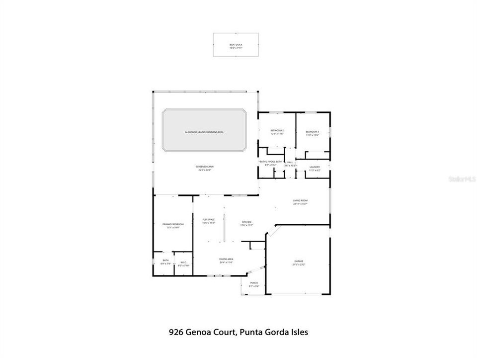 На продажу: $495,000 (3 спален, 2 ванн, 2123 Квадратных фут)