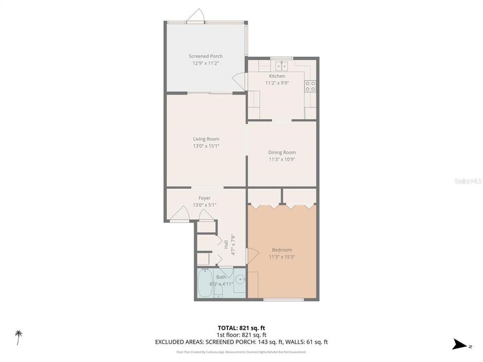 For Sale: $172,500 (1 beds, 1 baths, 923 Square Feet)