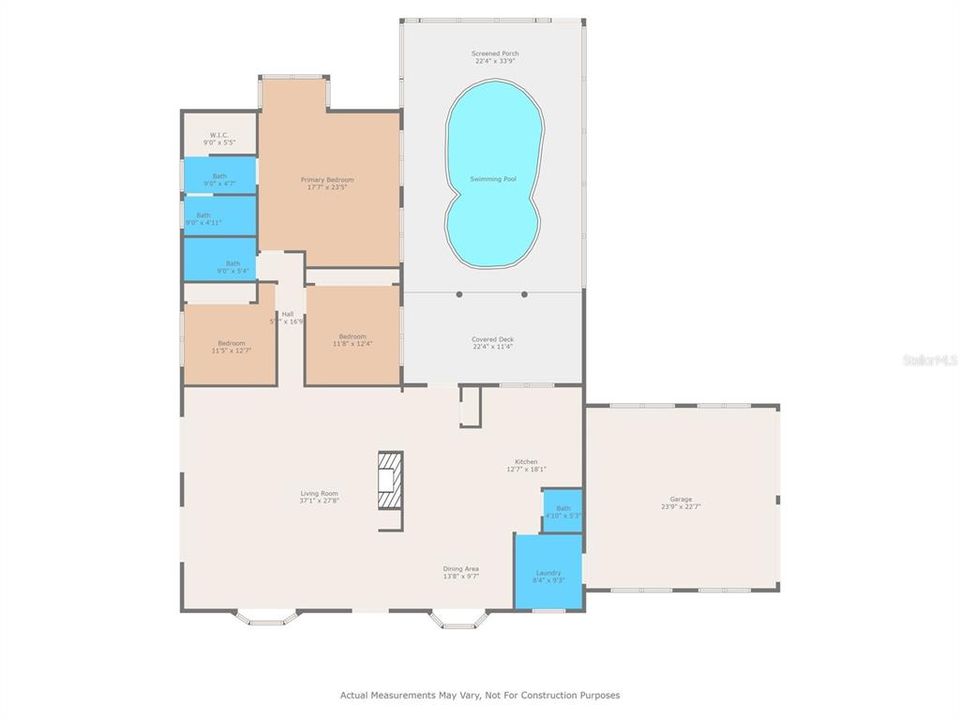 На продажу: $698,900 (3 спален, 2 ванн, 2404 Квадратных фут)