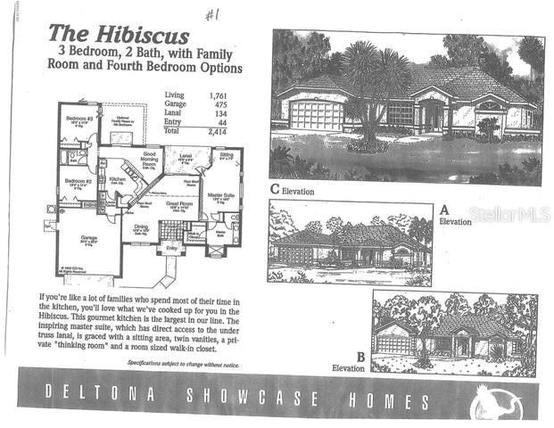 待售: $349,000 (3 贝兹, 2 浴室, 1727 平方英尺)