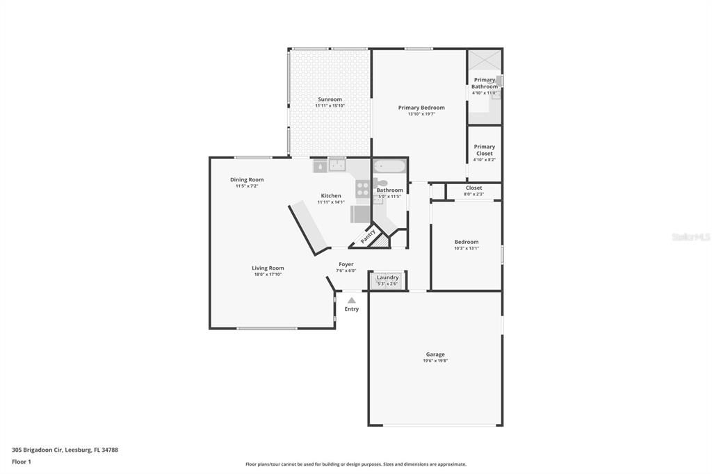 待售: $235,000 (2 贝兹, 2 浴室, 1270 平方英尺)
