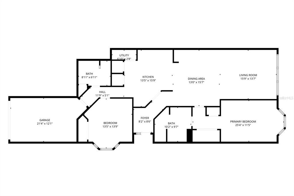 En Venta: $300,000 (2 camas, 2 baños, 1410 Pies cuadrados)