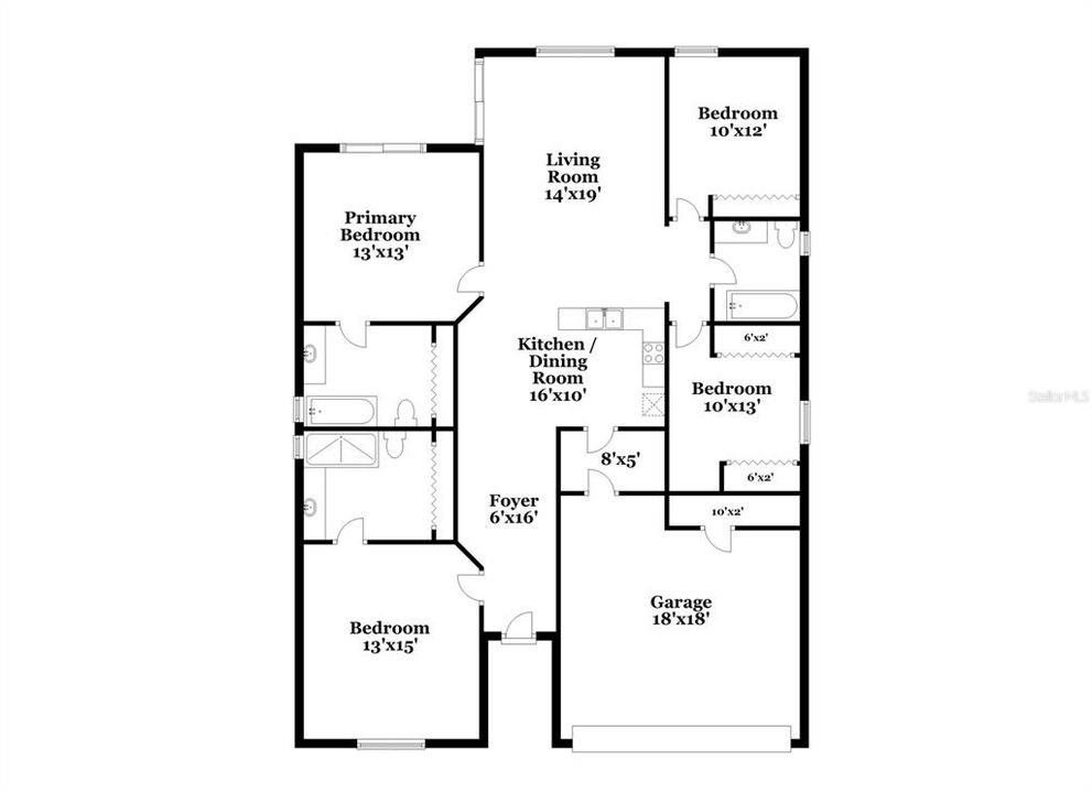 В аренду: $2,755 (4 спален, 3 ванн, 1662 Квадратных фут)