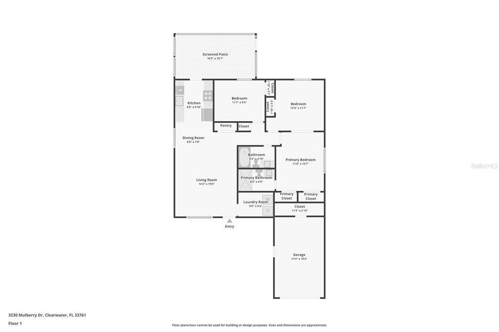 For Sale: $375,000 (3 beds, 2 baths, 1122 Square Feet)