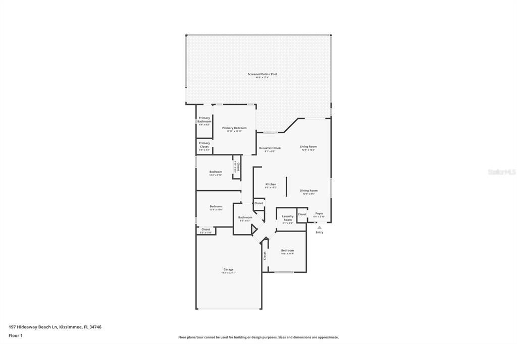 待售: $379,000 (4 贝兹, 2 浴室, 1542 平方英尺)