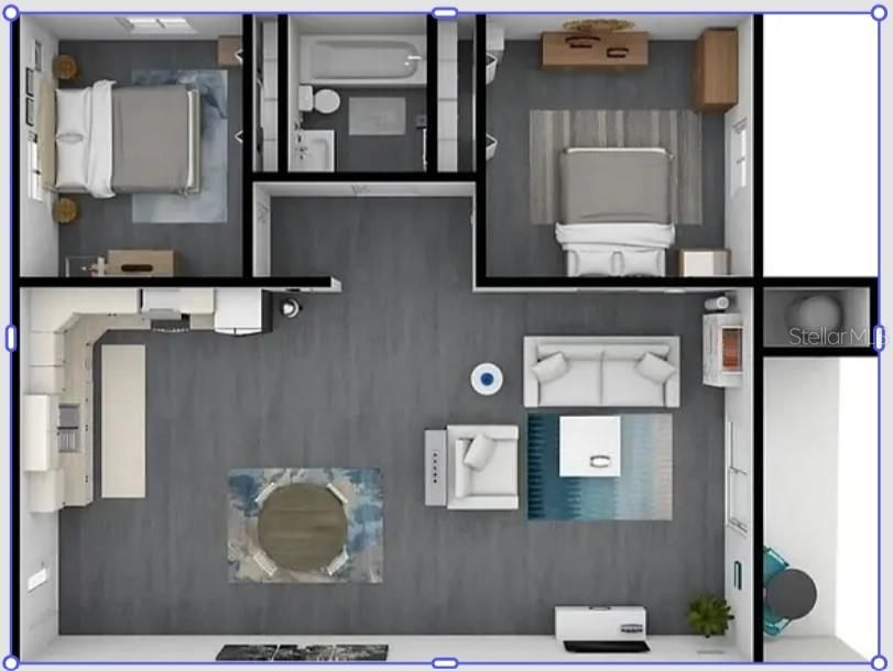 For Rent: $1,440 (2 beds, 1 baths, 950 Square Feet)