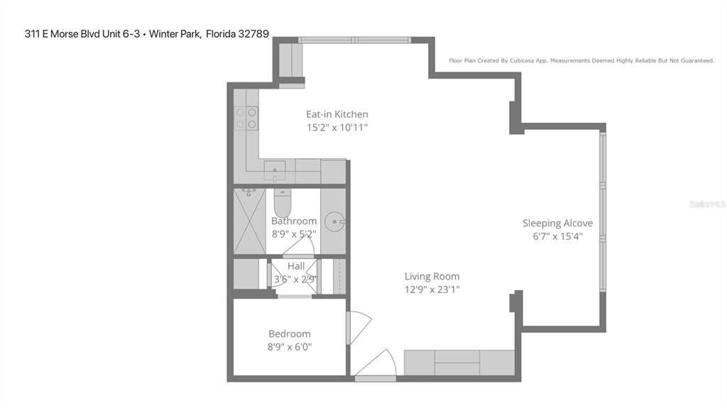 待售: $329,000 (1 贝兹, 1 浴室, 570 平方英尺)