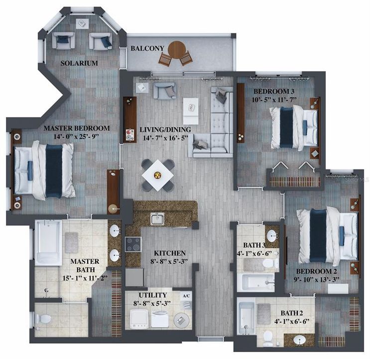 На продажу: $299,900 (3 спален, 3 ванн, 1544 Квадратных фут)