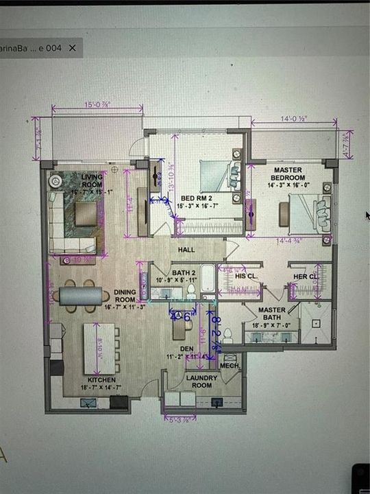 合同活跃: $825,000 (2 贝兹, 2 浴室, 1800 平方英尺)