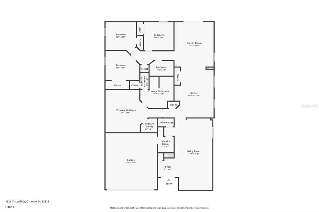 На продажу: $455,000 (4 спален, 2 ванн, 1972 Квадратных фут)