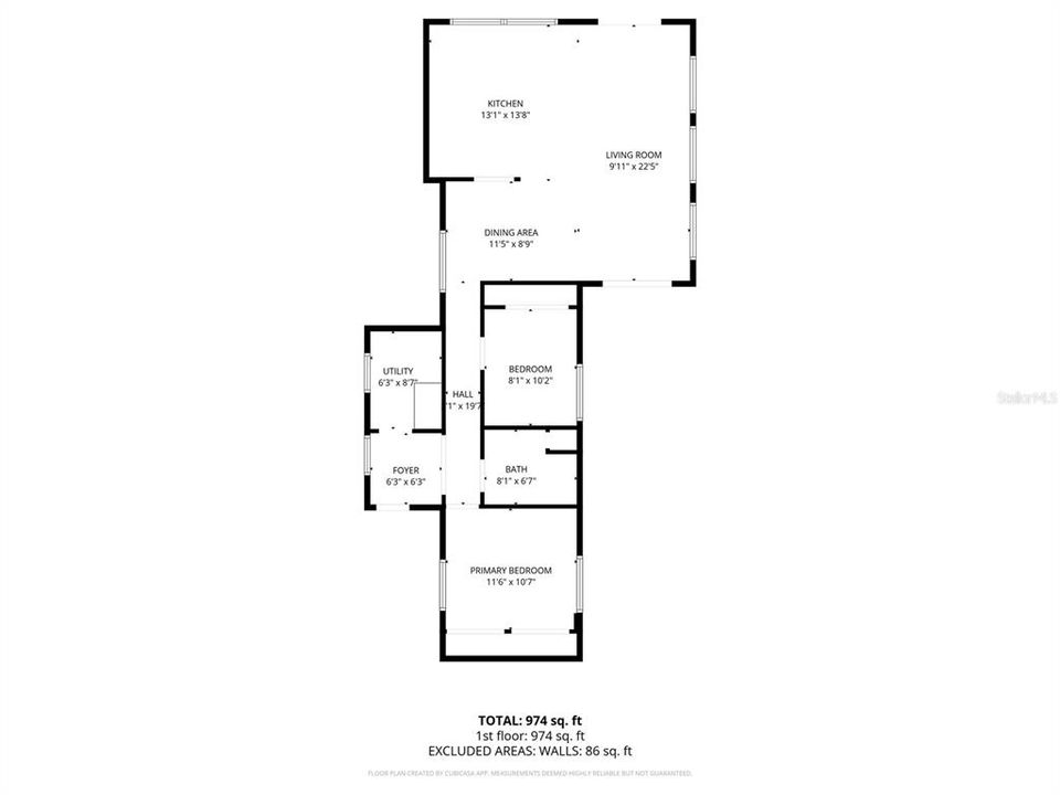 For Rent: $1,975 (2 beds, 1 baths, 672 Square Feet)