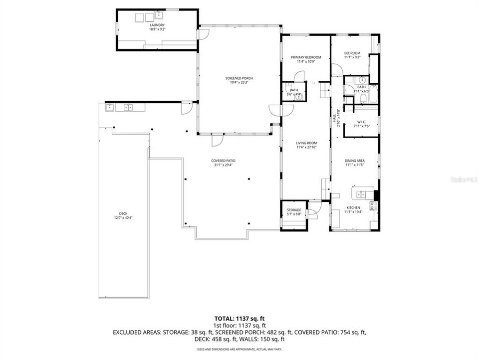 For Sale: $120,000 (2 beds, 1 baths, 1044 Square Feet)