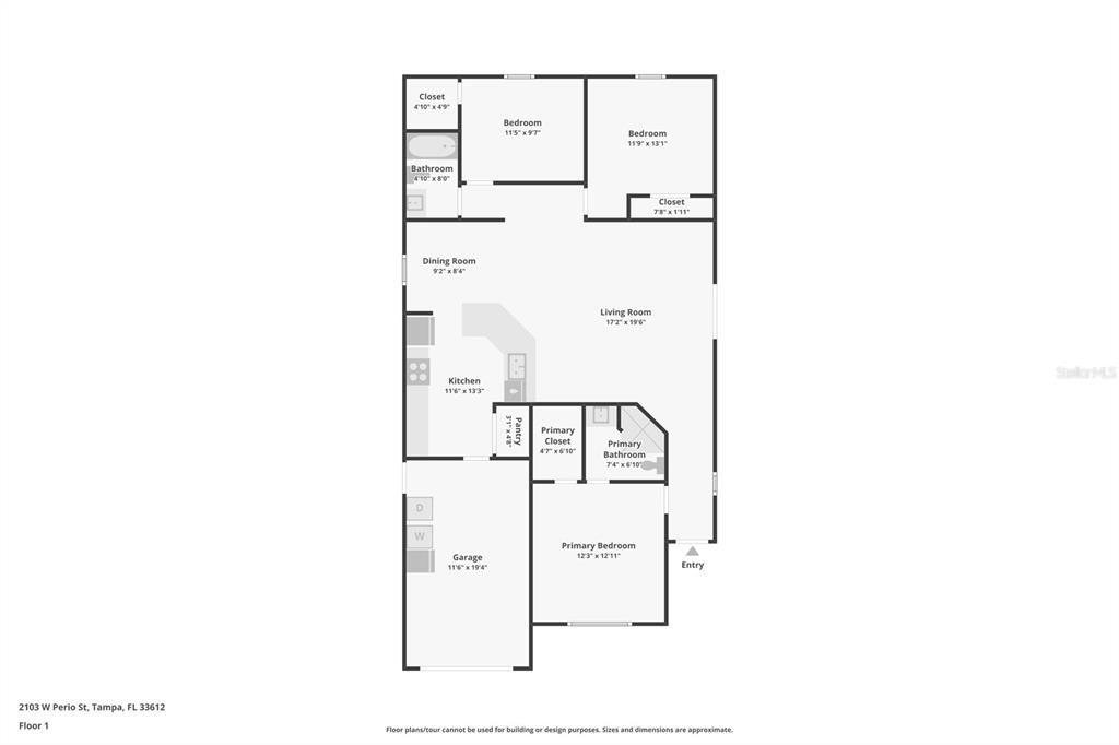 待售: $425,000 (3 贝兹, 2 浴室, 1325 平方英尺)