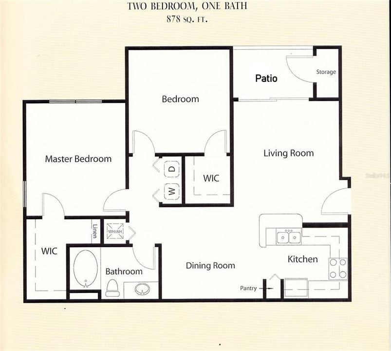 待售: $210,000 (2 贝兹, 1 浴室, 871 平方英尺)