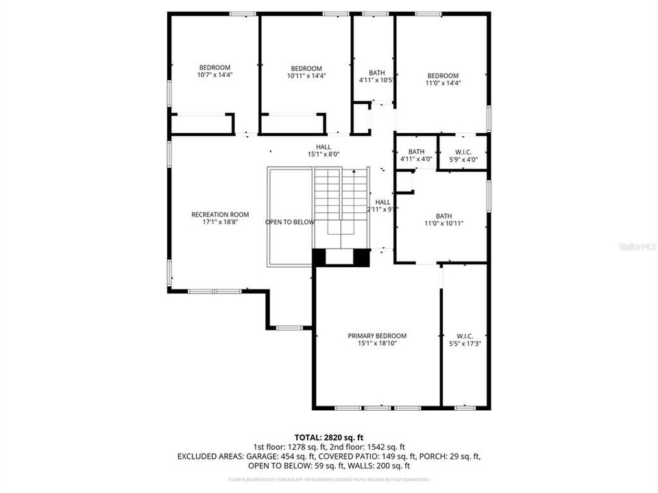 На продажу: $474,900 (4 спален, 2 ванн, 2704 Квадратных фут)