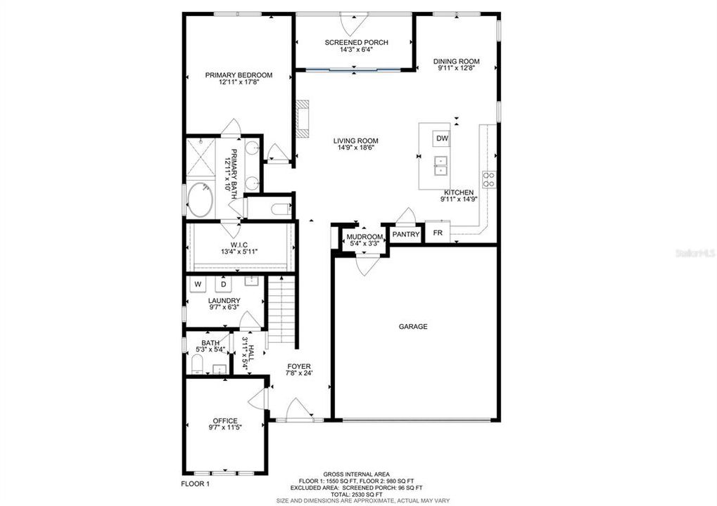 For Sale: $529,900 (4 beds, 2 baths, 2529 Square Feet)