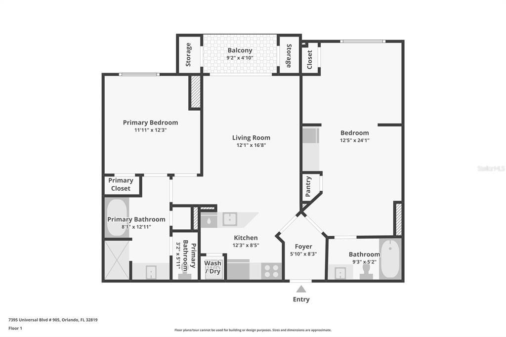 For Sale: $295,000 (2 beds, 2 baths, 1056 Square Feet)