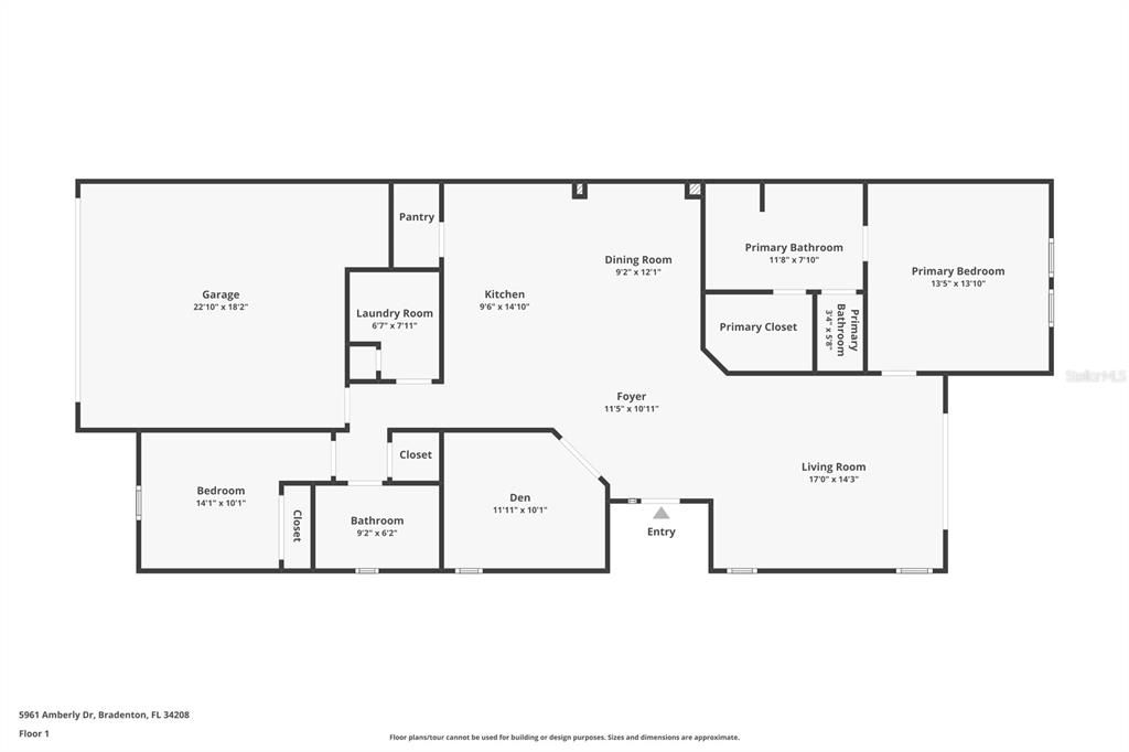 На продажу: $380,900 (2 спален, 2 ванн, 1627 Квадратных фут)