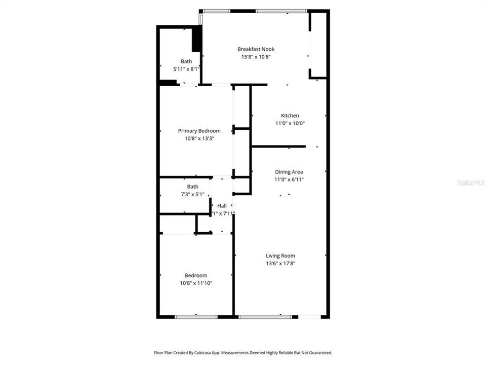 For Sale: $195,000 (2 beds, 2 baths, 1100 Square Feet)