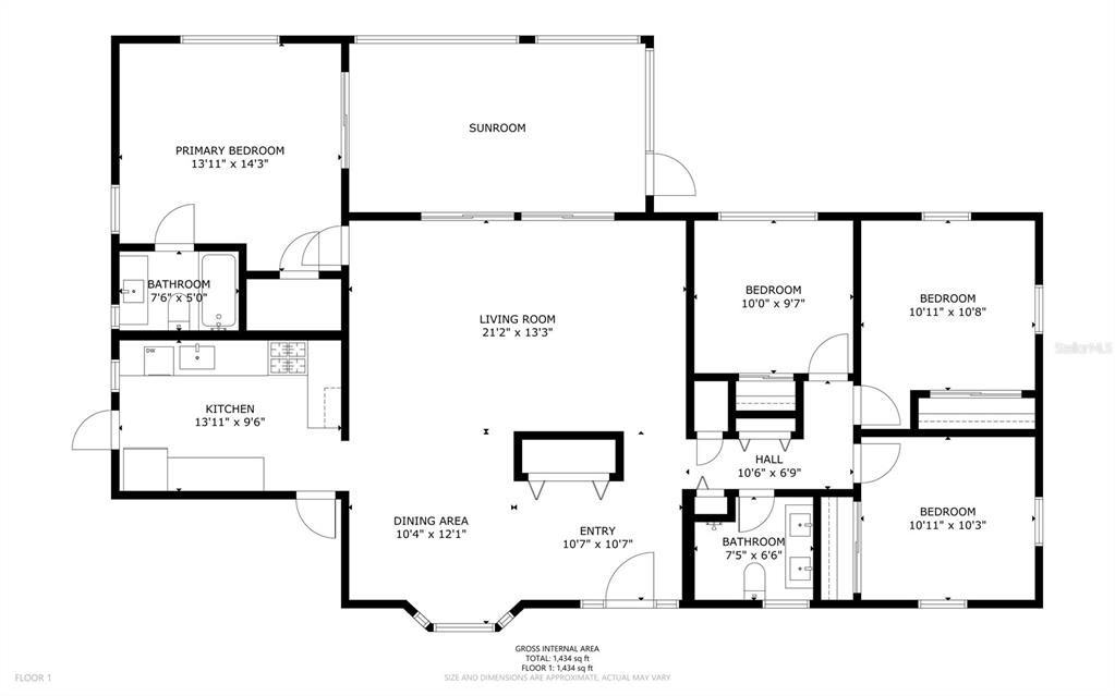 En Venta: $324,800 (4 camas, 2 baños, 1699 Pies cuadrados)