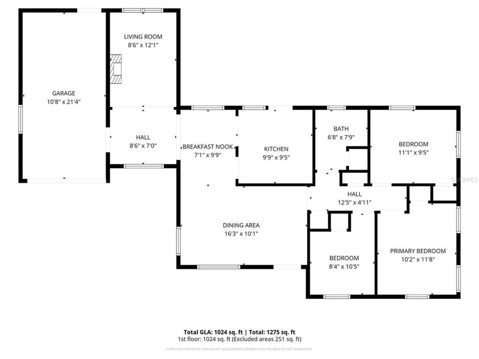 Под контрактом: $245,000 (3 спален, 1 ванн, 1091 Квадратных фут)
