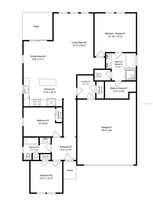 En Venta: $329,900 (3 camas, 2 baños, 1712 Pies cuadrados)