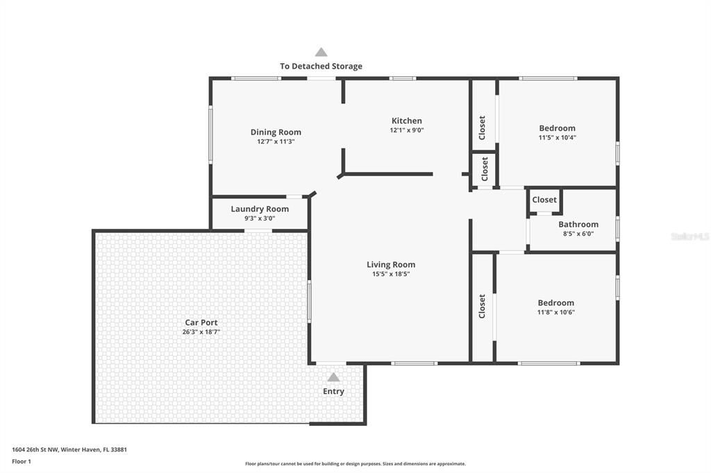 For Sale: $189,900 (2 beds, 1 baths, 880 Square Feet)