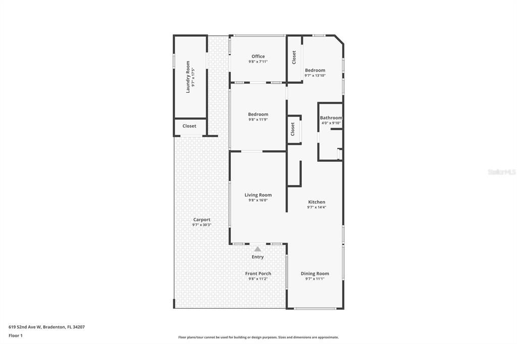 For Sale: $63,000 (2 beds, 2 baths, 550 Square Feet)