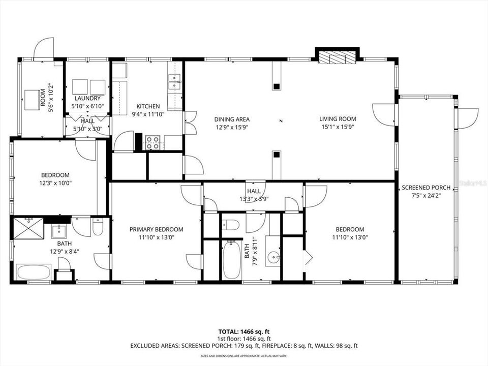 For Sale: $500,000 (3 beds, 2 baths, 1530 Square Feet)