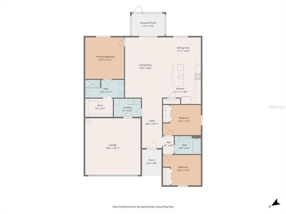 На продажу: $350,000 (3 спален, 2 ванн, 1519 Квадратных фут)