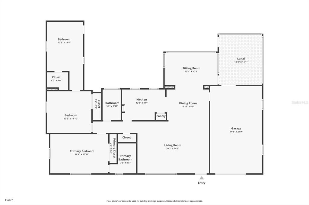 待售: $535,000 (3 贝兹, 2 浴室, 1345 平方英尺)