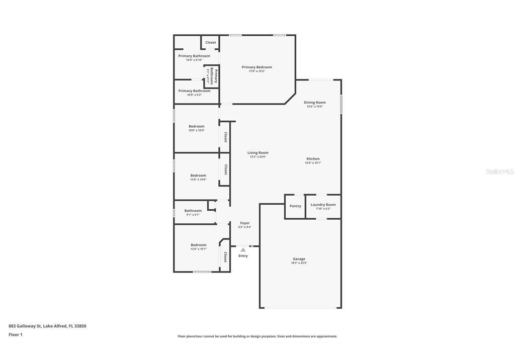 待售: $315,000 (4 贝兹, 2 浴室, 1819 平方英尺)