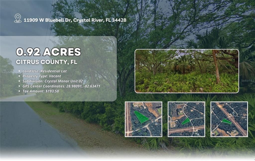 待售: $34,950 (0.92 acres)