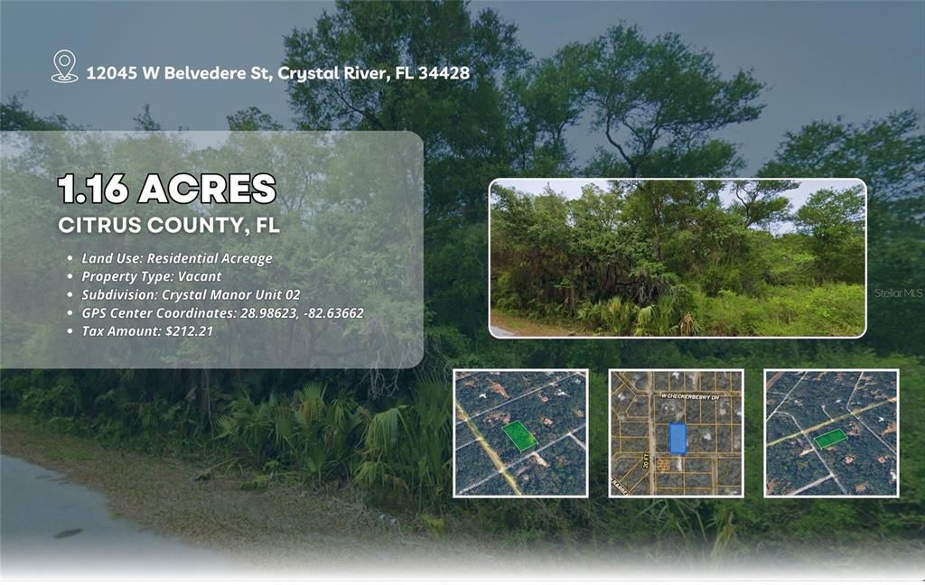 На продажу: $29,950 (1.16 acres)