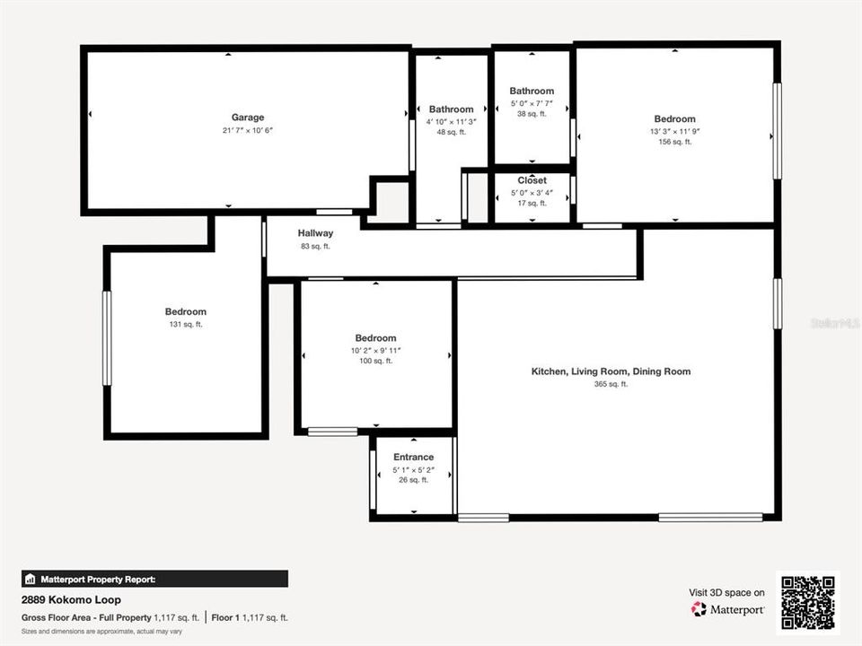 For Sale: $310,000 (3 beds, 2 baths, 1130 Square Feet)