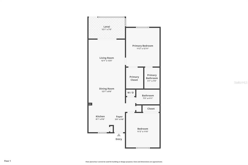 На продажу: $163,500 (2 спален, 2 ванн, 876 Квадратных фут)